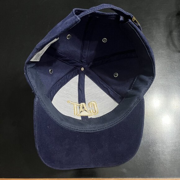 Caterpillar CAT VIP Hat Men’s Blue Strap Back Gold Scrambled Eggs Licensed - Picture 5 of 6